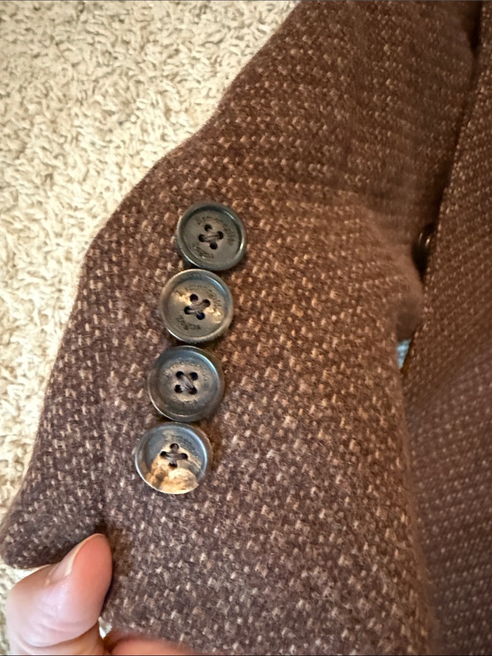 Ermenegildo Zegna Brown Textured Sport Coat - Picture 6 of 9